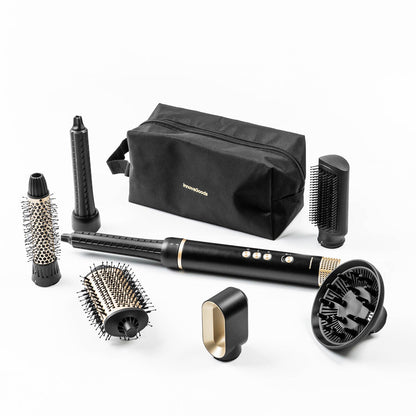 Brosse Soufflante Multifonction Ionique 1500 W - 7 Accessoires