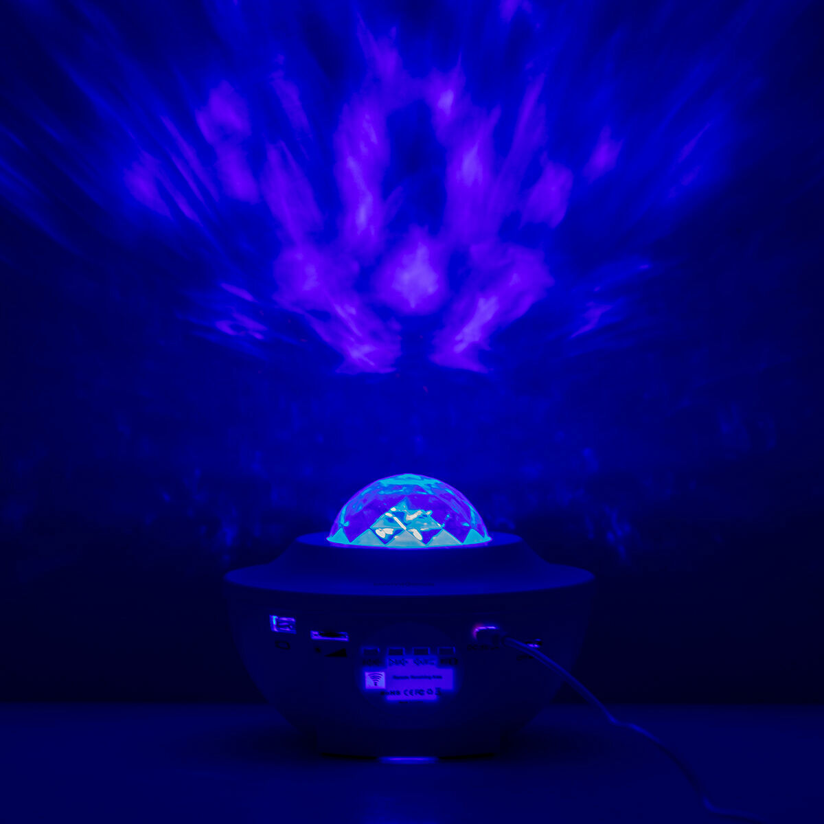 Projecteur Étoiles LED Galaxy - Veilleuse Musicale Ambiance