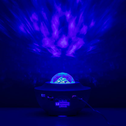 Projecteur Étoiles LED Galaxy - Veilleuse Musicale Ambiance