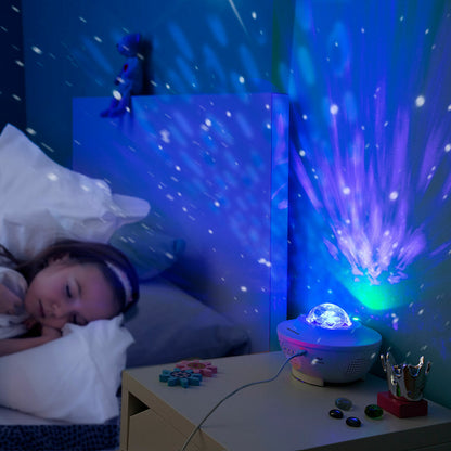 Projecteur Étoiles LED Galaxy - Veilleuse Musicale Ambiance