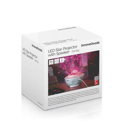 Projecteur Étoiles LED Galaxy - Veilleuse Musicale Ambiance