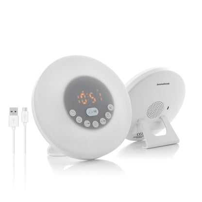 Réveil Lumineux Simulateur d'Aube avec Enceinte Bluetooth